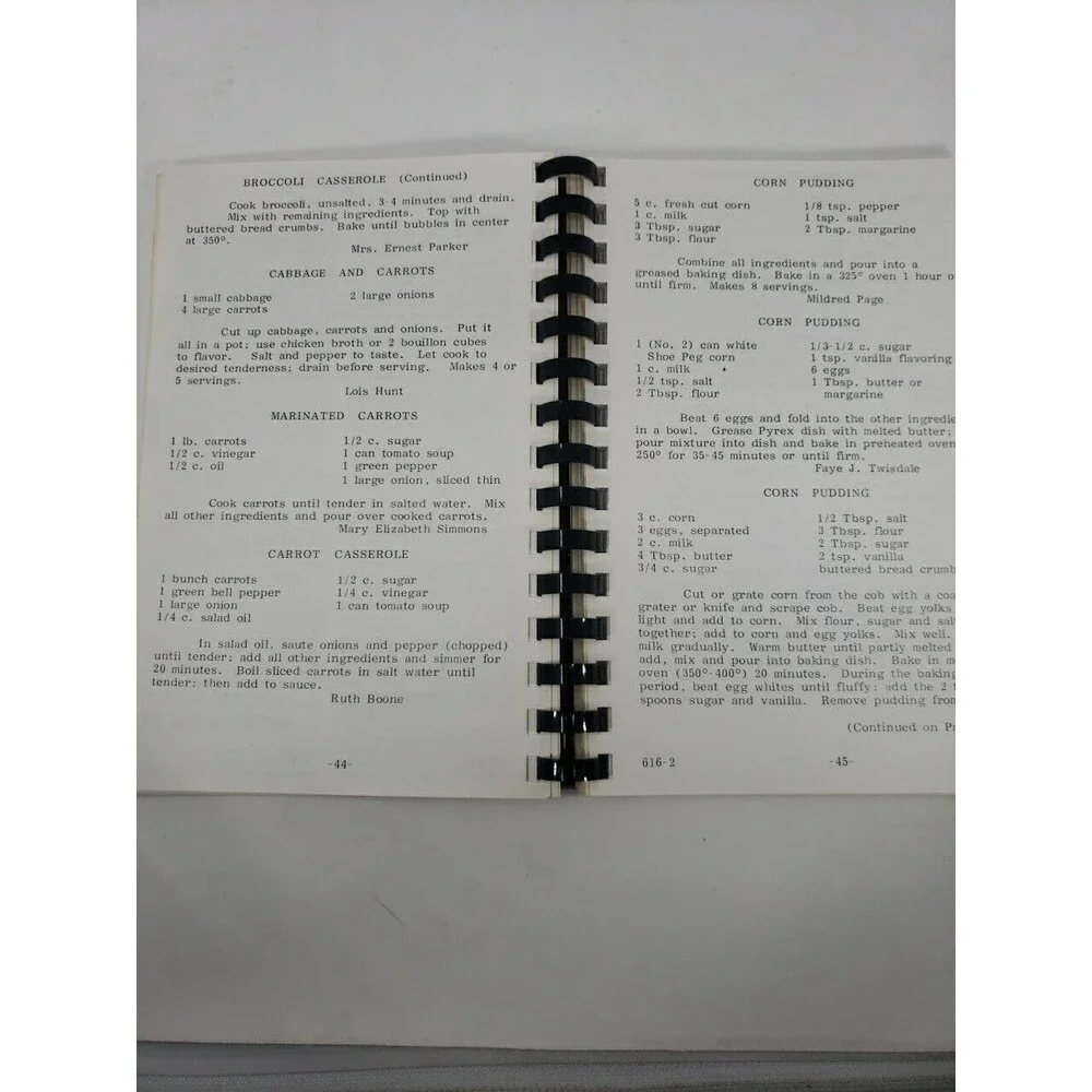 Community Favorites Cookbook 1982 Halifax United Methodist Women Constitution NC